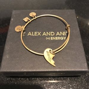 Alex and ani broken heart best friend charm